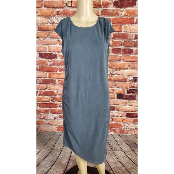 Nic+Zoe Gray Asymmetrical Dress  XL NWT - Picture 2 of 5